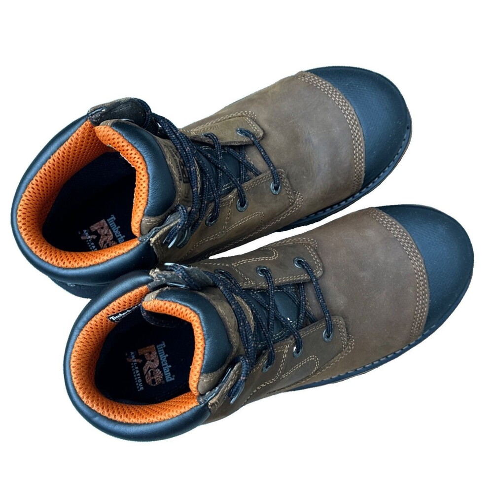 Timberland Pro Boondocks 6 inch Waterproof Composite Boot Mens 13W Anti Fatigue - Picture 7 of 9